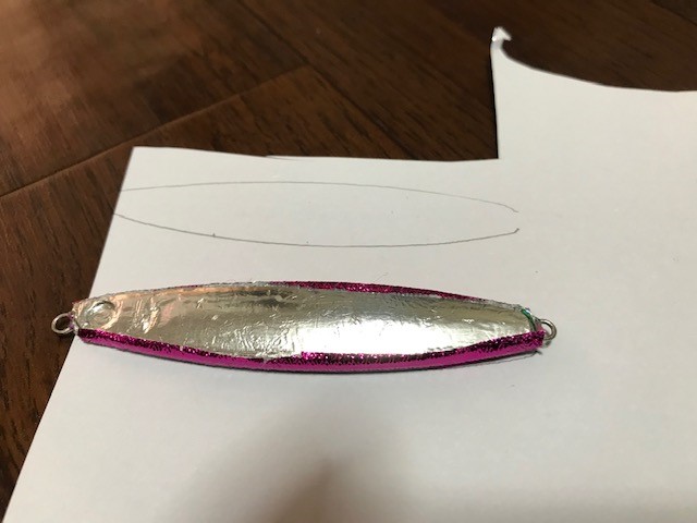 千代紙の型取り